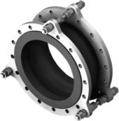 gumikompenzátor (rögzítéssell) - A1T-es típus | 3D nézet