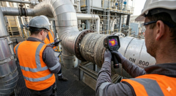 Heat measurement Fabric expansion joint